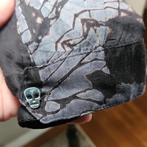 Zadig & Volaire Womens Black And Gray Ruth  Long Sleeve Tunic Top  M - Picture 11 of 13